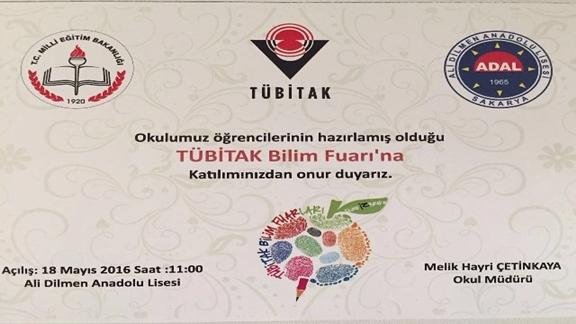 Tübitak Bilim Fuarı- Ali Dilmen Anadolu Lisesi