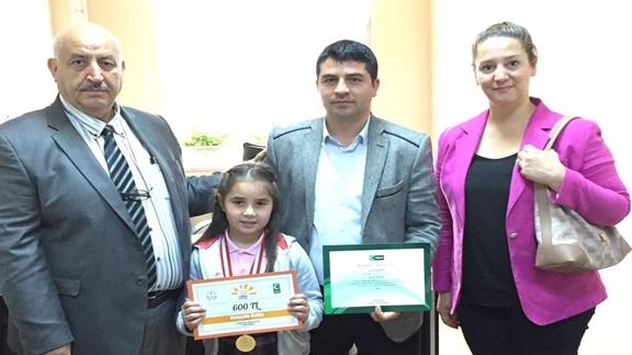 Çaybaşı Yeniköy İlkokulu Öğrencisi Resim Yarışmasında İl Birincisi Oldu!
